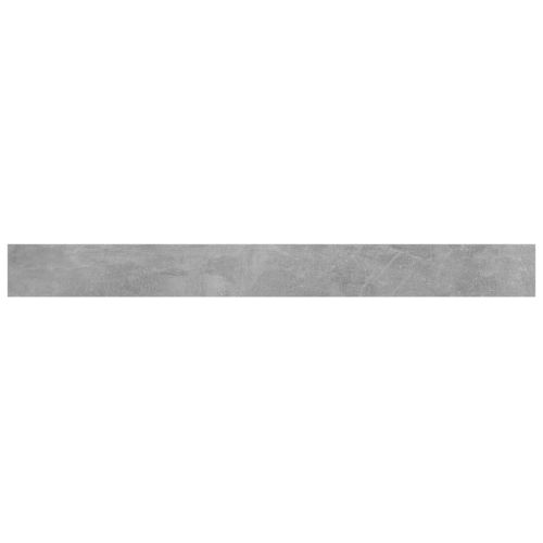 Рафтове, 4 бр, бетонно сиви, 100x10x1,5 см, инженерно дърво