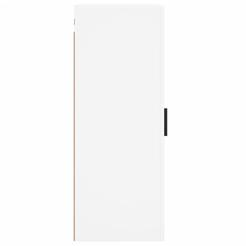 Стенен шкаф бял 34,5x34x90 см