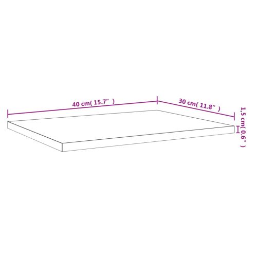 Стенни рафтове 4 бр опушен дъб 40x30x1,5 см инженерно дърво