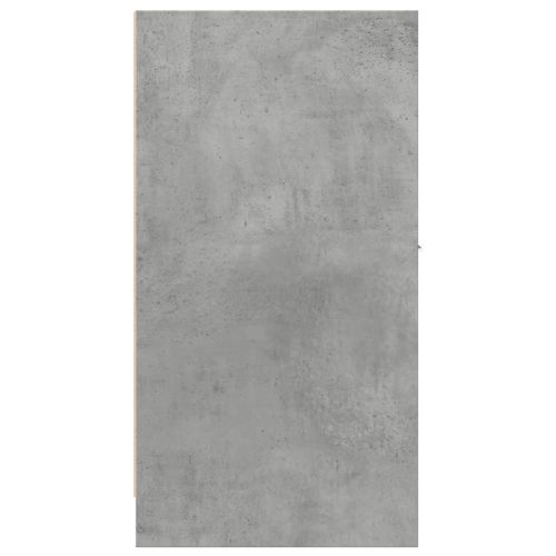 Шкаф органайзeр, бетонно сив, 30x41x77,5 см, инженерно дърво