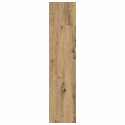 Библиотека, дъб артизан, 80x24x109 см, инженерно дърво