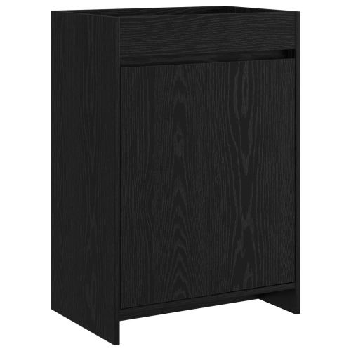 Кабинет под мивка за баня Черен дъб 56 x 37,5 x 81 см