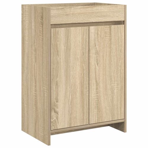 Кабинет под мивка за баня Дъб сонома 56 x 37,5 x 81 см