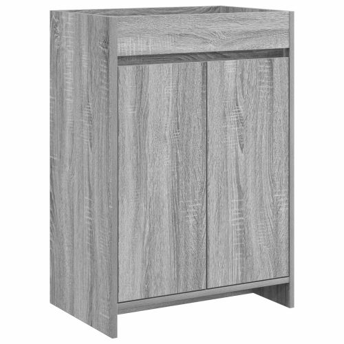 Кабинет под мивка за баня Сив Сонома 56 x 37,5 x 81 см