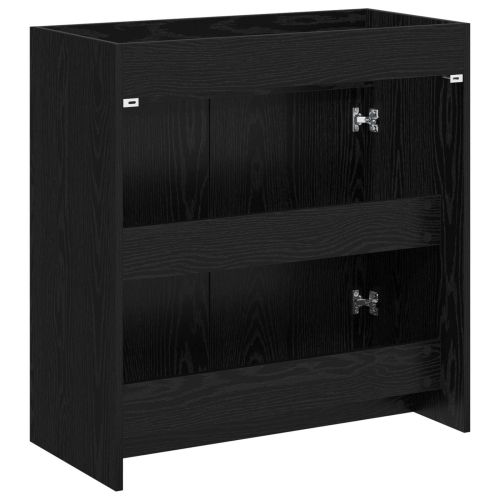 Кабинет под мивка за баня Черен дъб 78,5 x 37,5 x 81 см