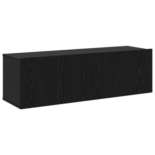 Комплект ТВ шкаф 8 pcs Черния дъб 100 x 30 x 30 cm