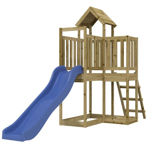 Комбинирано детско съоръжение за игра, импрегниран бор