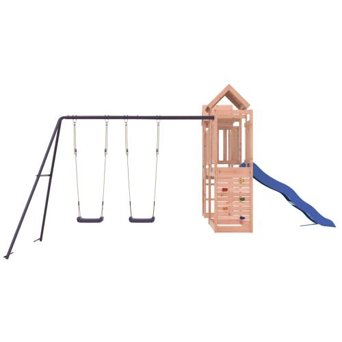 Комбинирано детско съоръжение, масивна дугласка дървесина