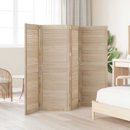 Врата за шкаф с врата 4 pcs Естествен 49,5 x 2,1 x 140,5 см