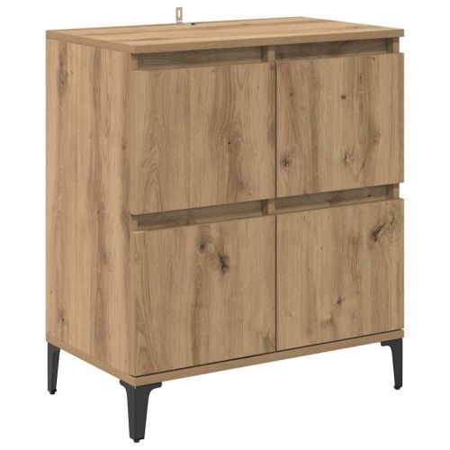 Скейдбордове 2 pcs Дъб 60 x 35 x 70 cm Инженерно дърво