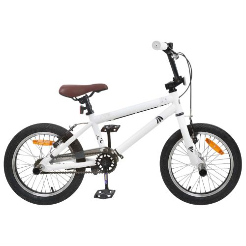 BMX Велосипед 18 инча за 7-10 години Бяло