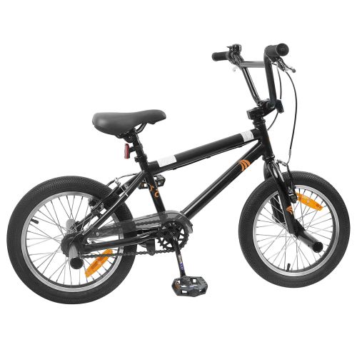 BMX Велосипед 18 инча за 7-10 години Черно