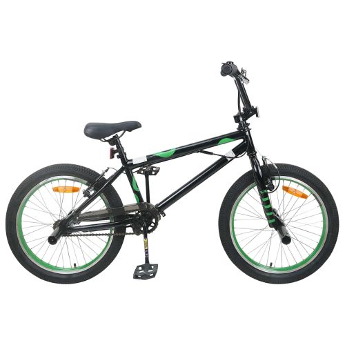 BMX Велосипед 20 инча за деца над 9 години Черно