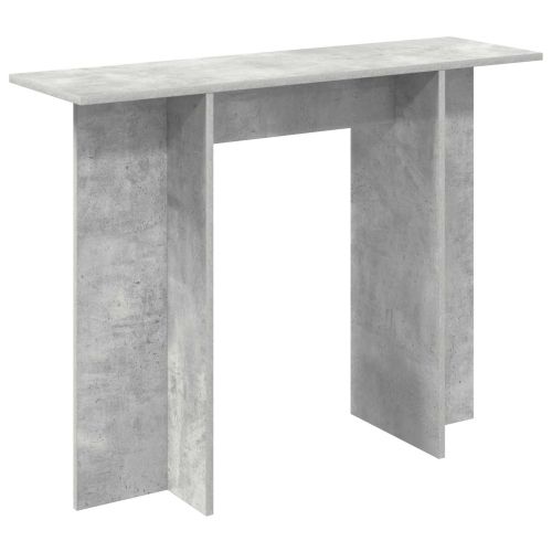 Конзолна маса Бетонно сиво 100 x 30 x 75 см Инженерна дървесина