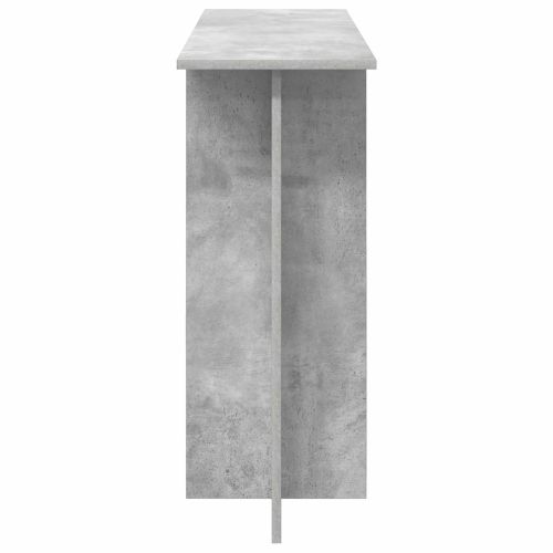 Конзолна маса Бетонно сиво 100 x 30 x 75 см Инженерна дървесина
