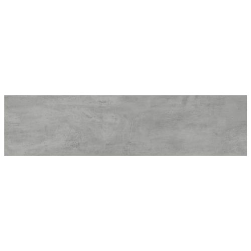 Рафтове за етажерка, 4 бр, бетонно сиви, 80x20x1,5 см