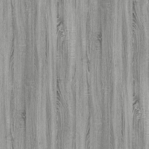 Кафе маса, сив сонома, 100x45x45 см, инженерно дърво и желязо