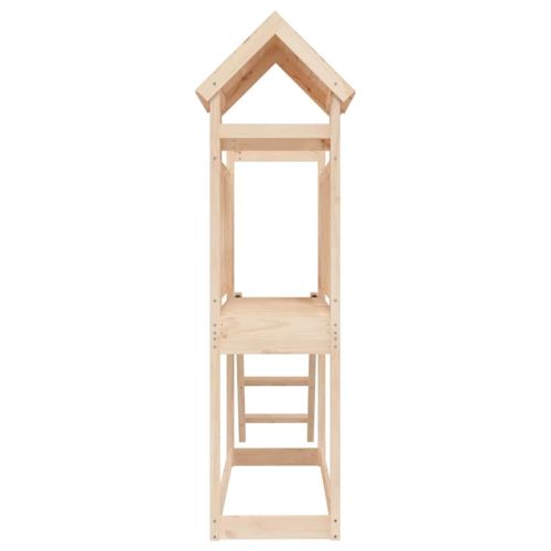 Комбинирано детско съоръжение за игра 53x110x214 см бор масив