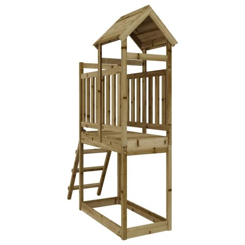 Комбинирано детско съоръжение 53x110x214 см импрегниран бор