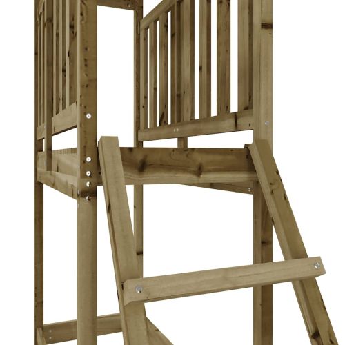 Комбинирано детско съоръжение 53x110x214 см импрегниран бор