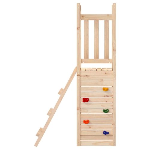 Комбинирано детско съоръжение за игра 53x46,5x169 см бор масив