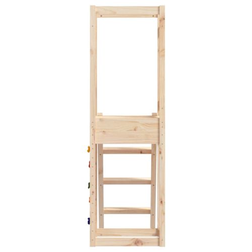 Комбинирано детско съоръжение за игра 53x46,5x169 см бор масив