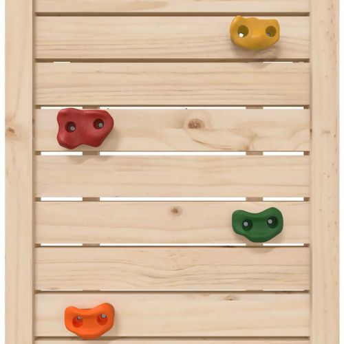Комбинирано детско съоръжение за игра 53x46,5x169 см бор масив