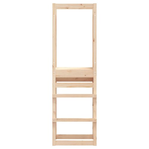 Кула за игра 53x46,5x169 см борово дърво масив