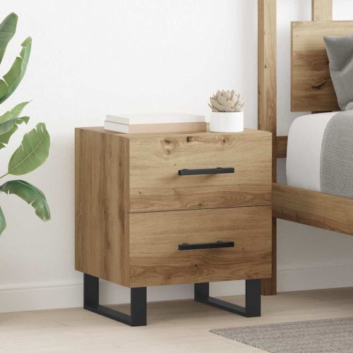 Нощен шкаф с чекмедже Дъб 40 x 35 x 47,5 см Инженерно дърво
