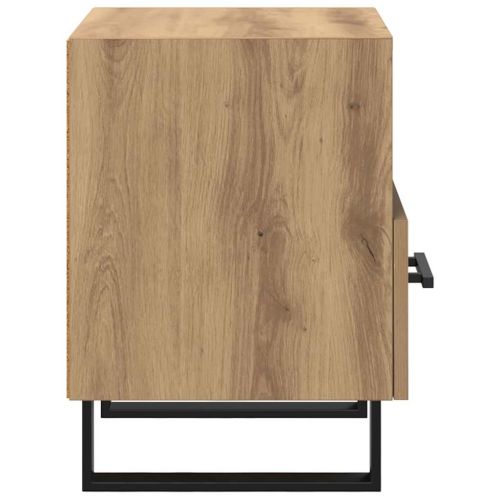 Нощен шкаф 2 pcs Дъб 40 x 35 x 47,5 см Инженерно дърво