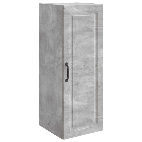 Стенно шкафче Бетонно сиво 33 x 34,5 x 90 см