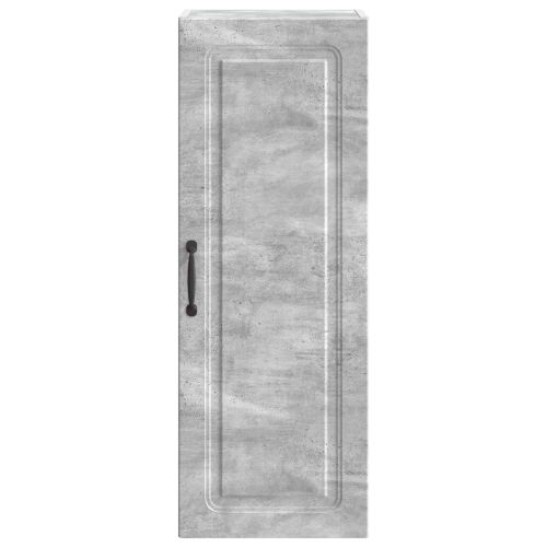 Стенно шкафче Бетонно сиво 33 x 34,5 x 90 см