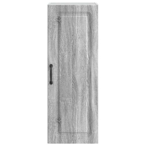 Стенно шкафче Сив Сонома 33 x 34,5 x 90 см Инженерна дървесина