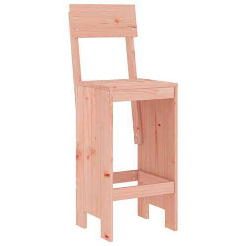 Бар табуретки, 2 бр, 40x48,5x115,5 см, дугласко дърво масив