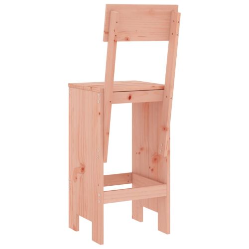 Бар табуретки, 2 бр, 40x48,5x115,5 см, дугласко дърво масив