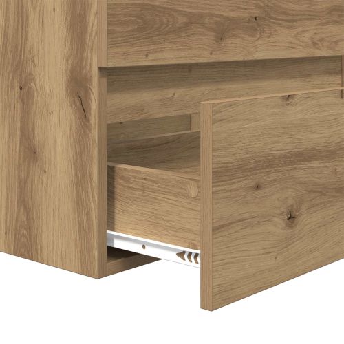 Комплект мебели за баня 3 бр. Дъб 61 x 39 x 45 см