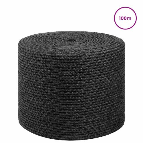 Въже от юта 2 pcs 2 Черно 100% Тоса юта