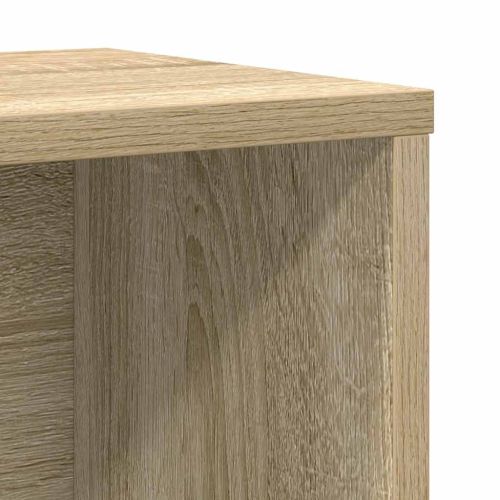 Библиотека, сонома дъб, 60x24x76,5 см, инженерно дърво