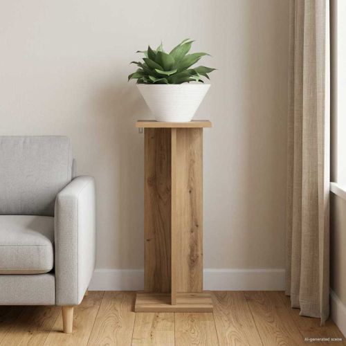 Стойка за растения Артизан Дъб 25 x 25,5 x 60,5 см