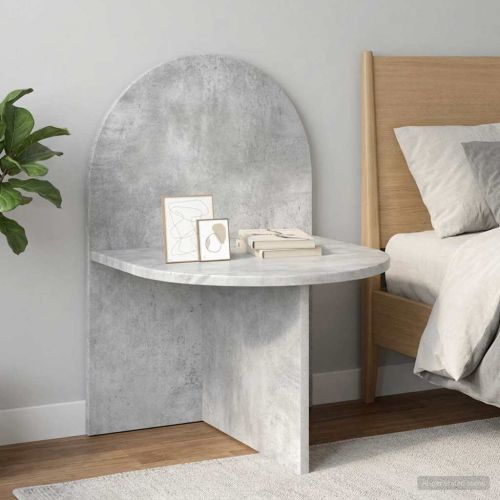 Нощно шкафче 2 pcs Бетонно сиво 48 x 49 x 65 см