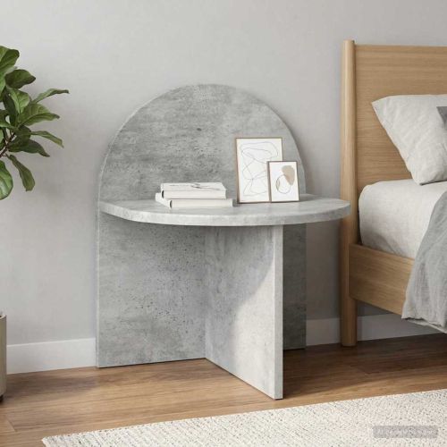 Нощно шкафче 2 pcs Бетонно сиво 40 x 35,5 x 45,5 см