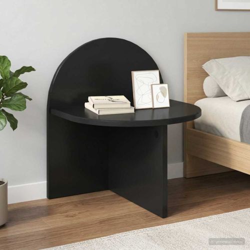 Нощно шкафче 2 pcs Черен дъб 40 x 35,5 x 45,5 см