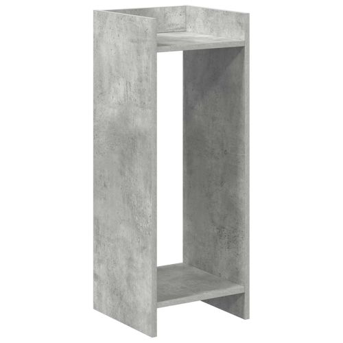 Стойка за растения с рафт 2 pcs Бетонно Сиво 30 x 30 x 80 cm