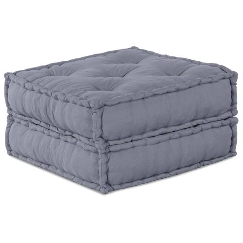 Модулен диван 2 pcs Сиво 140 x 70 x 36 см Текстил
