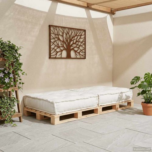 Модулен диван крем 70x70x36 плат