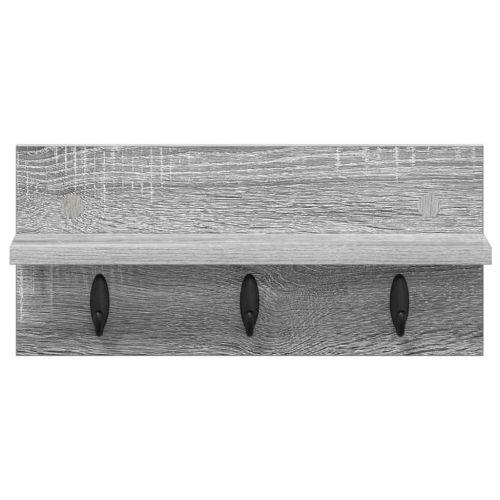 Стенен закачалка за палта Сив Сонома 40 x 10,5 x 18 см