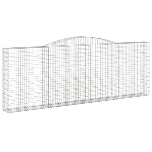 Габионни кошници арка 2 бр 400x30x140/160 см поцинковано желязо