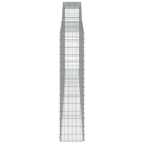 Габионни кошници арка 2 бр 400x30x140/160 см поцинковано желязо