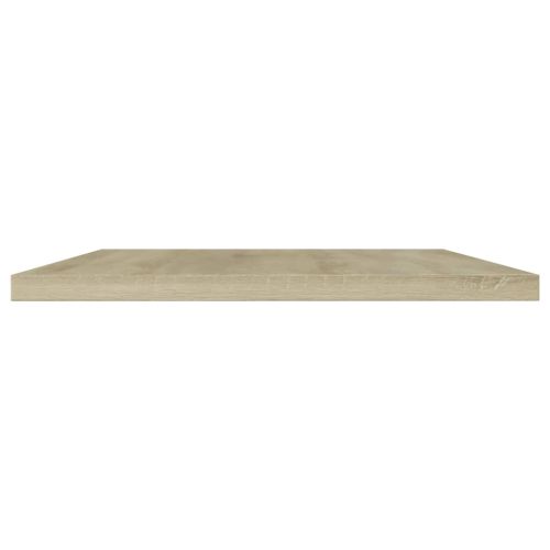 Рафтове за етажерка, 4 бр, дъб сонома, 100x20x1,5 см, ПДЧ
