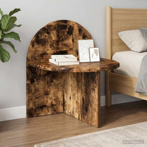 Нощно шкафче 2 pcs Опушен дъб 40 x 35,5 x 45,5 см
